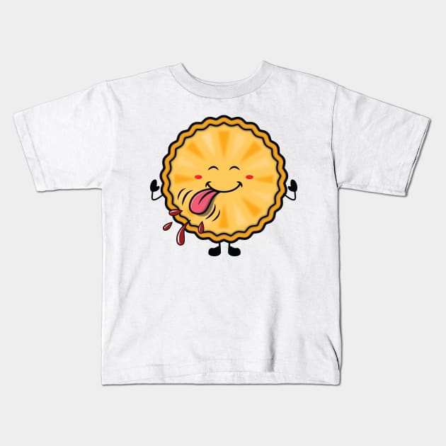 Razzberry Pie, Raspberry Pie Kids T-Shirt by danchampagne
